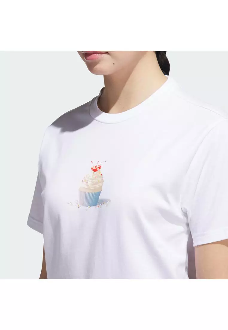 Seasonal Essentials Cupcake Graphic T-Shirt