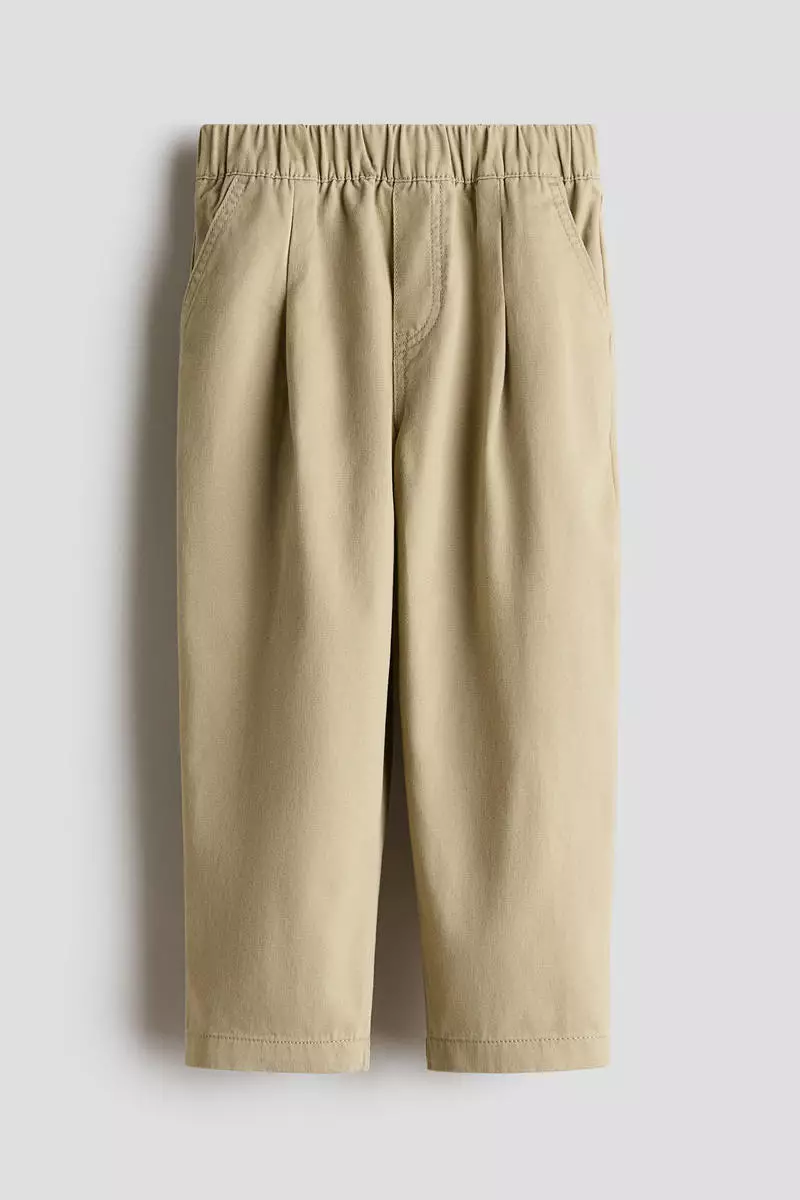 Cotton twill joggers