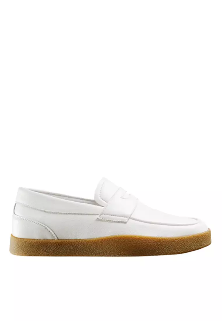 Discount on Twenty Eight Shoes  shoes - SKU: VANSA Top Layer Cowhide Slip-on Loafer  VSM-C90536