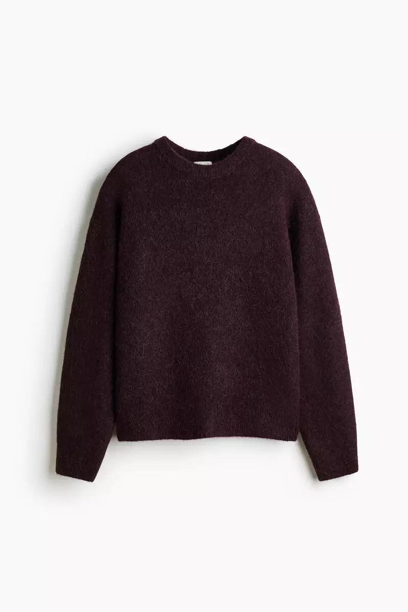 Oversized alpaca-blend jumper