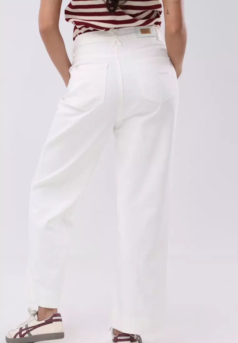 Denim Wide Leg Pants