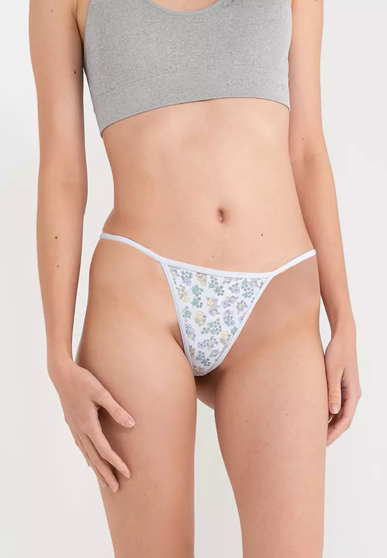 Buy 023 0301 Cotton Plus Size Thongs For Women Sexy Underwear