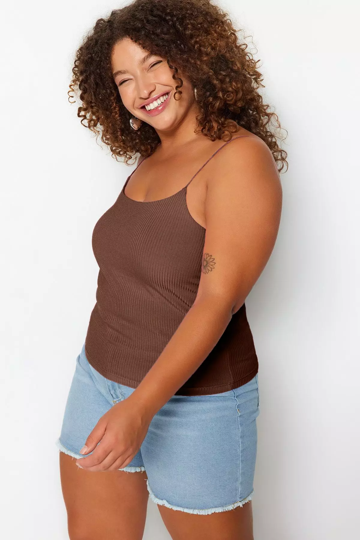 Plus Size Crop Tank Top