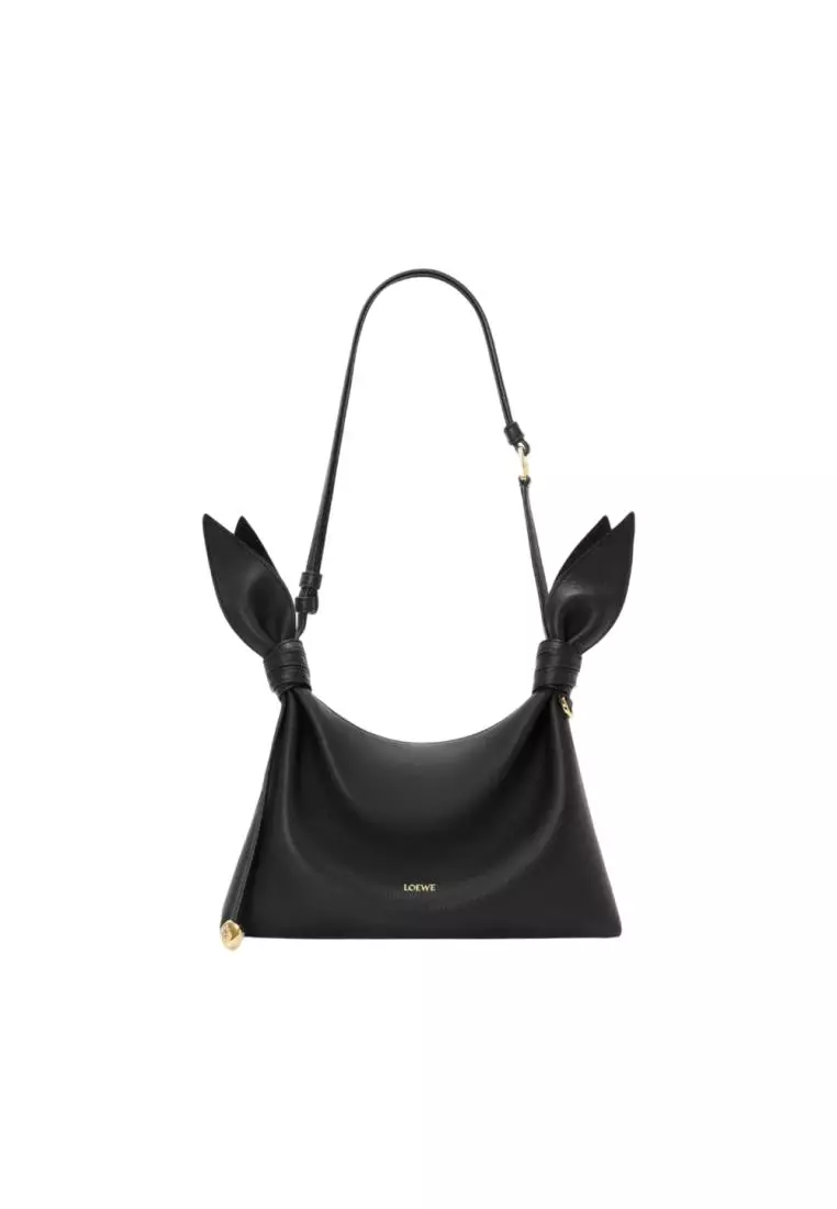 Mini Scarf Bag Smooth Calfskin Black
