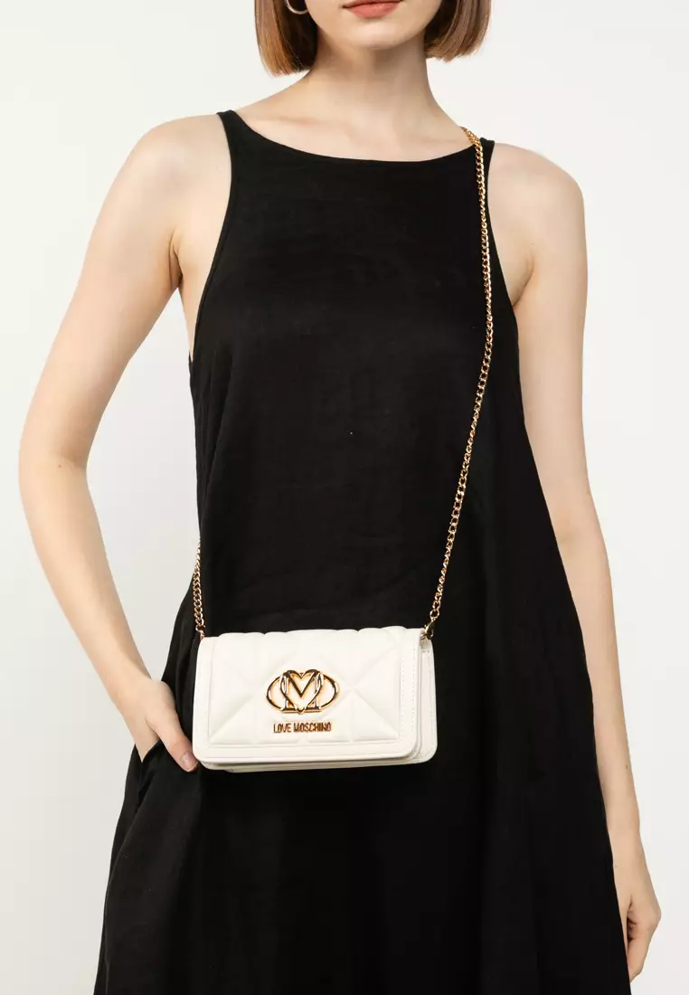 Quilted Embossed Crossbody Bag (nt)