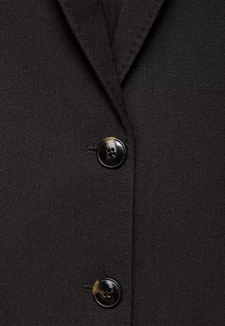 Straight-Fit Suit Jacket