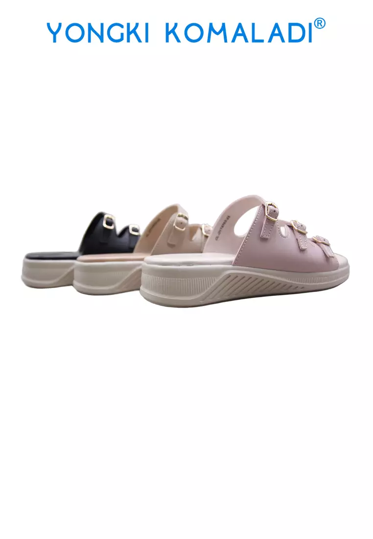 YONGKI KOMALADI DAPHNE SANDAL OL-DYT4703-25 HITAM