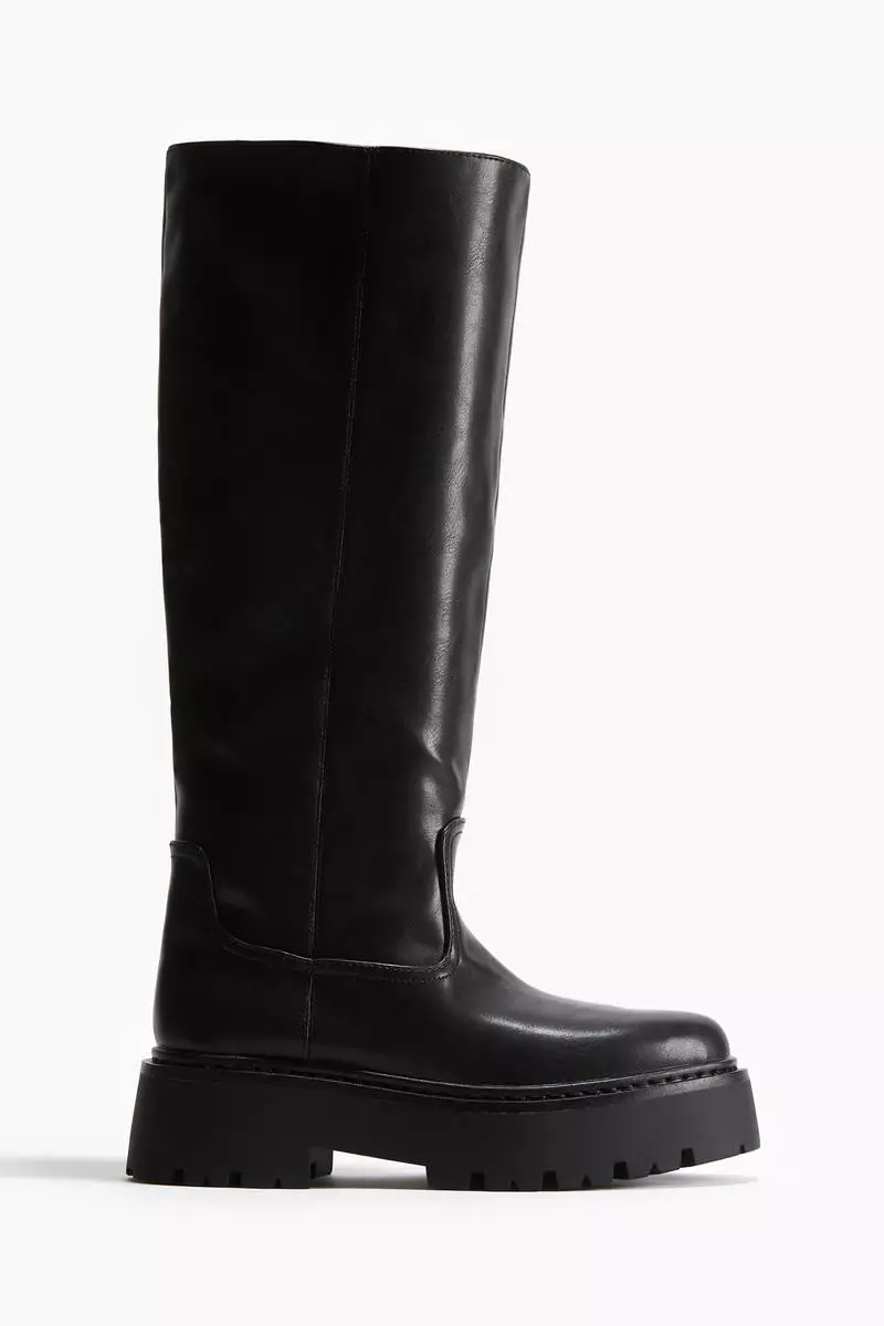 Discount on H&M  shoes - SKU: Chunky knee-high boots