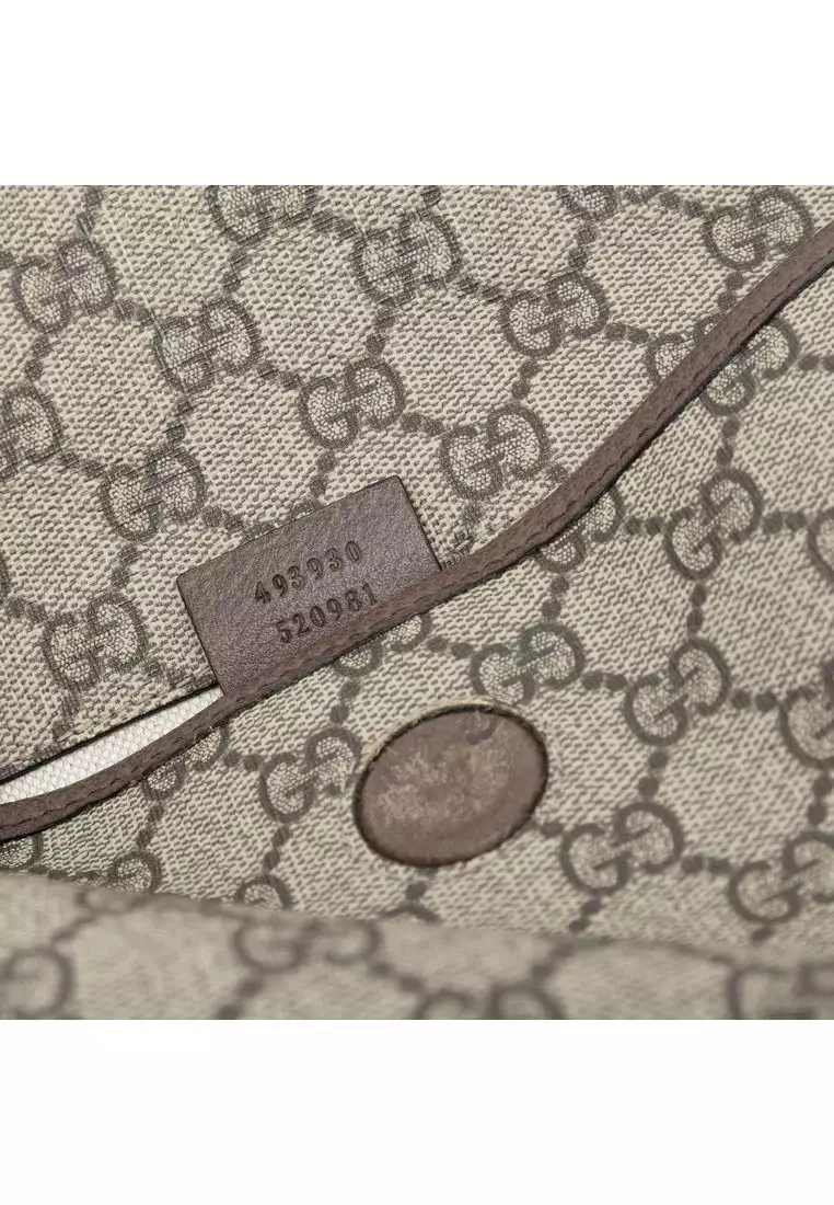 Pre-Loved Gucci Gg Supreme Web Neo Vintage Belt Bag