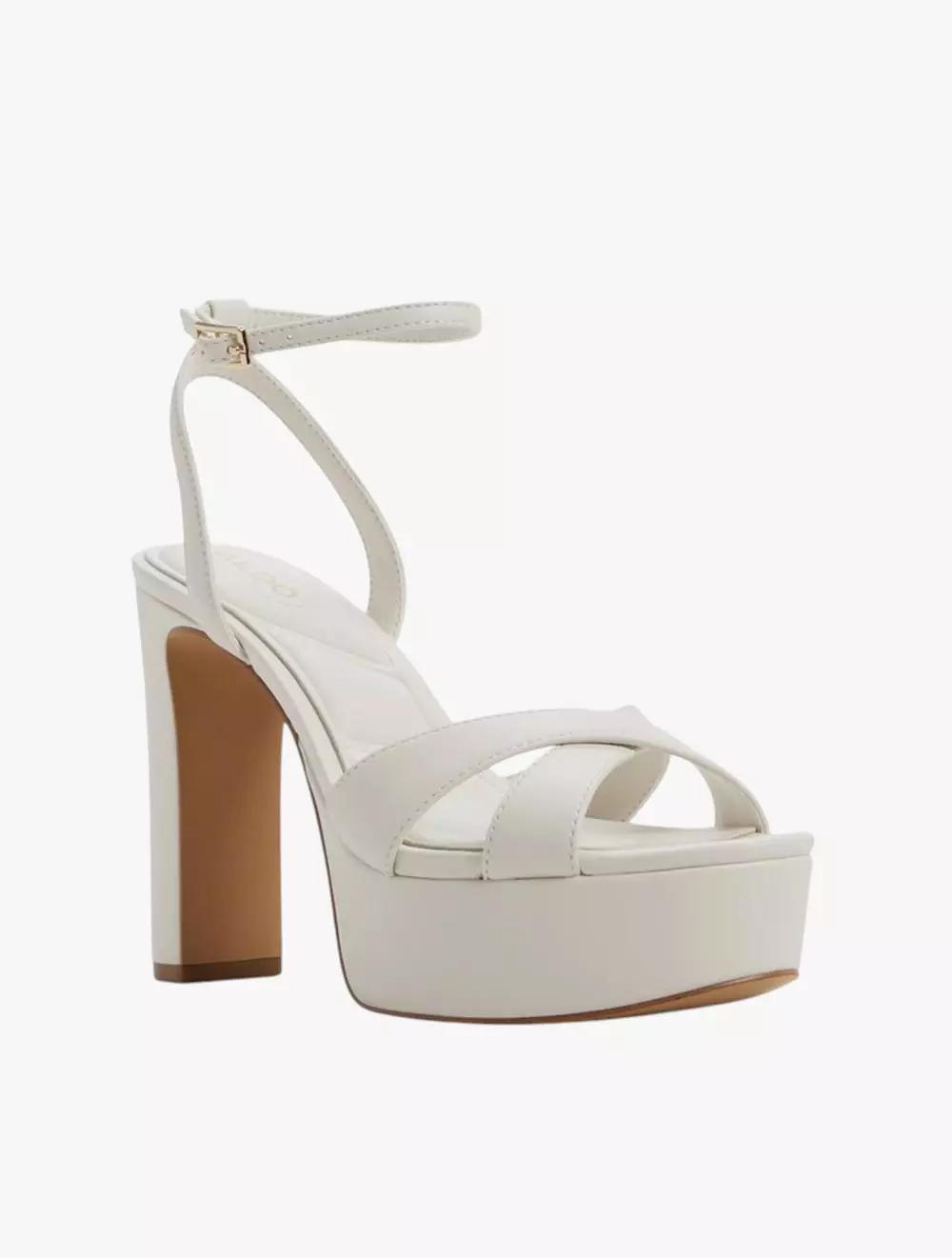 Aldo Rosine Women's Heeled Sandals - White/Bone