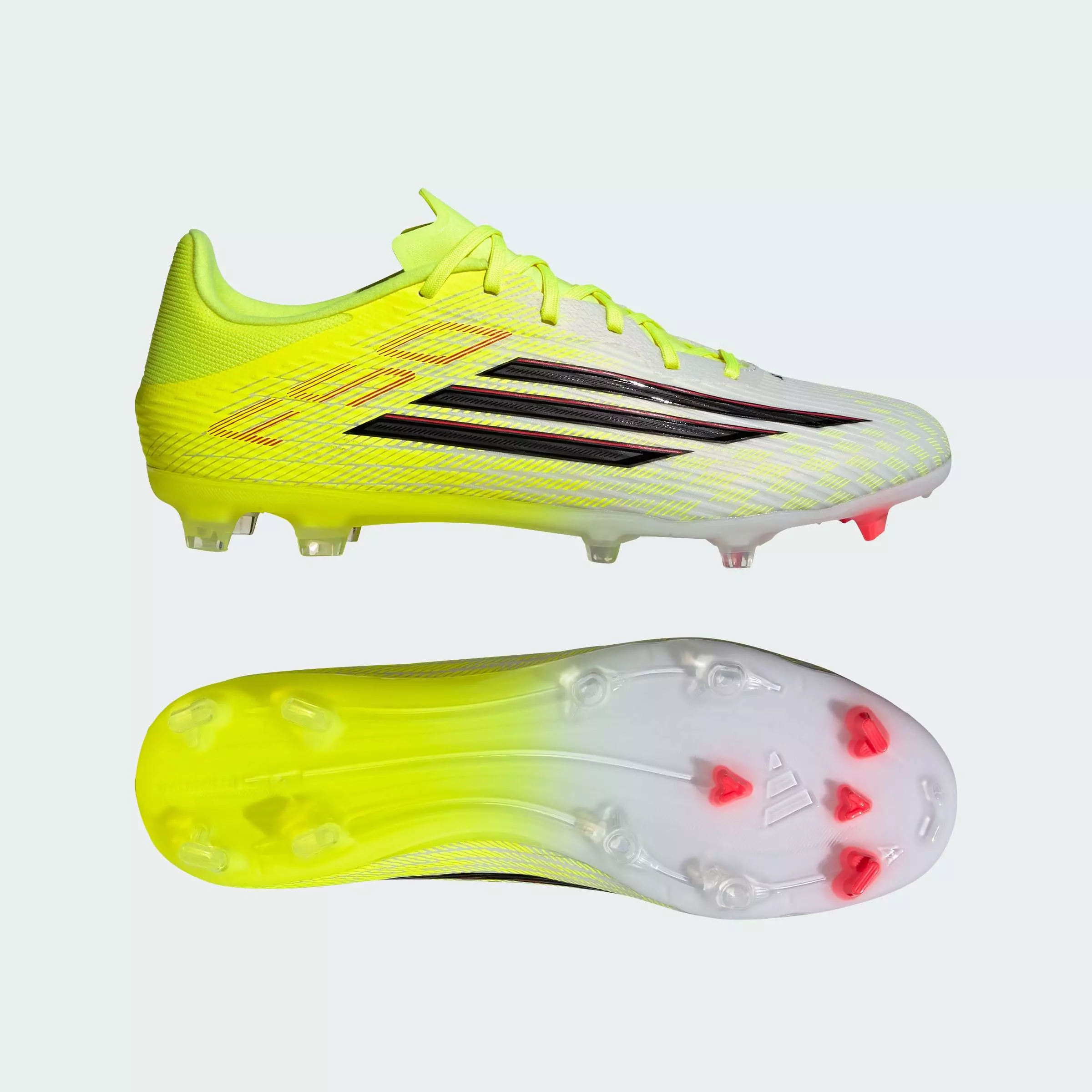 Football F50 LEAGUE Firm Ground / Multi Ground Football Boots Unisex Yellow JR8995