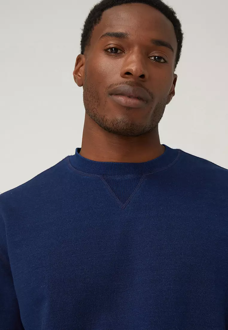 Relaxed Fit Pure Cotton Sweatshirt