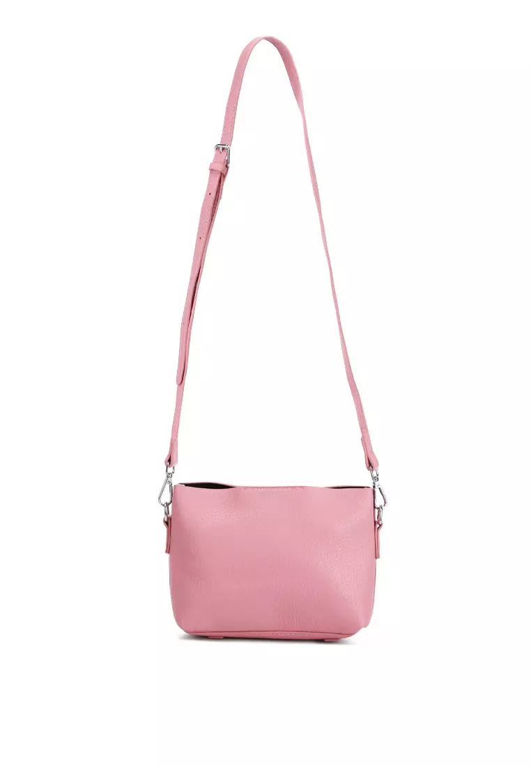 Cable Cord Strap Mini Bag In Rose