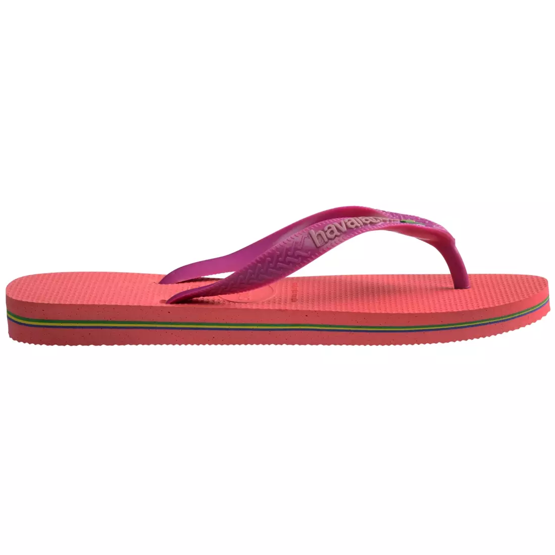 [ONLINE EXCLUSIVE] Havaianas Brasil Logo Coral/Pink - Sandal Wanita