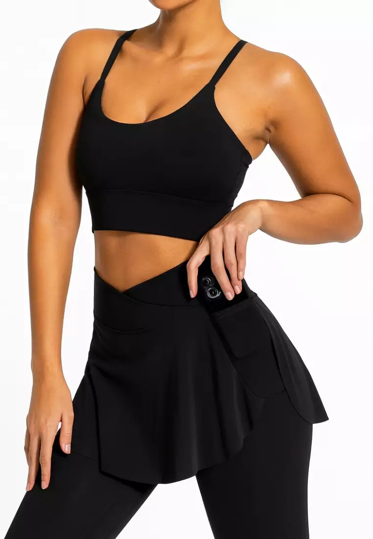 Heaven Skirt Leggings with Pocket - High Waist Workout Skirted Leggings
