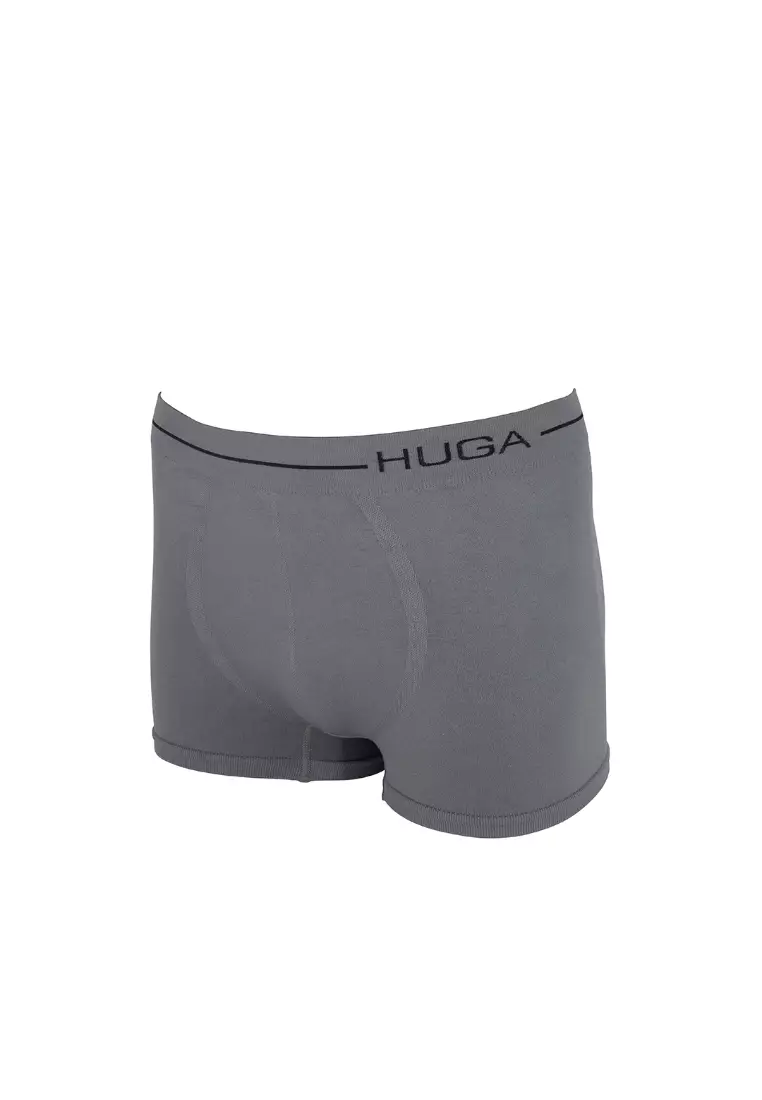 Buy Huga Mens Seamless Boxer Briefs with Microfiber Anti Bacterial Quick  Dry Fabric Boxers 2024 Online