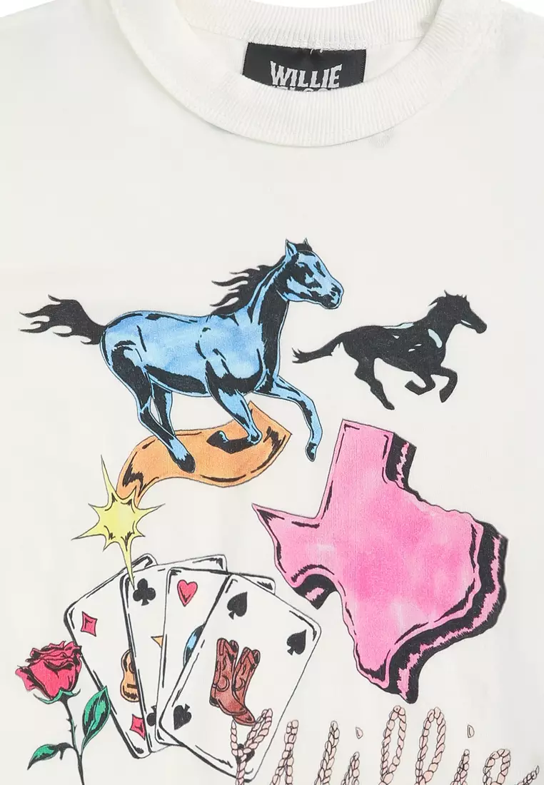 Licensed Drop Shoulder Short Sleeve Tee