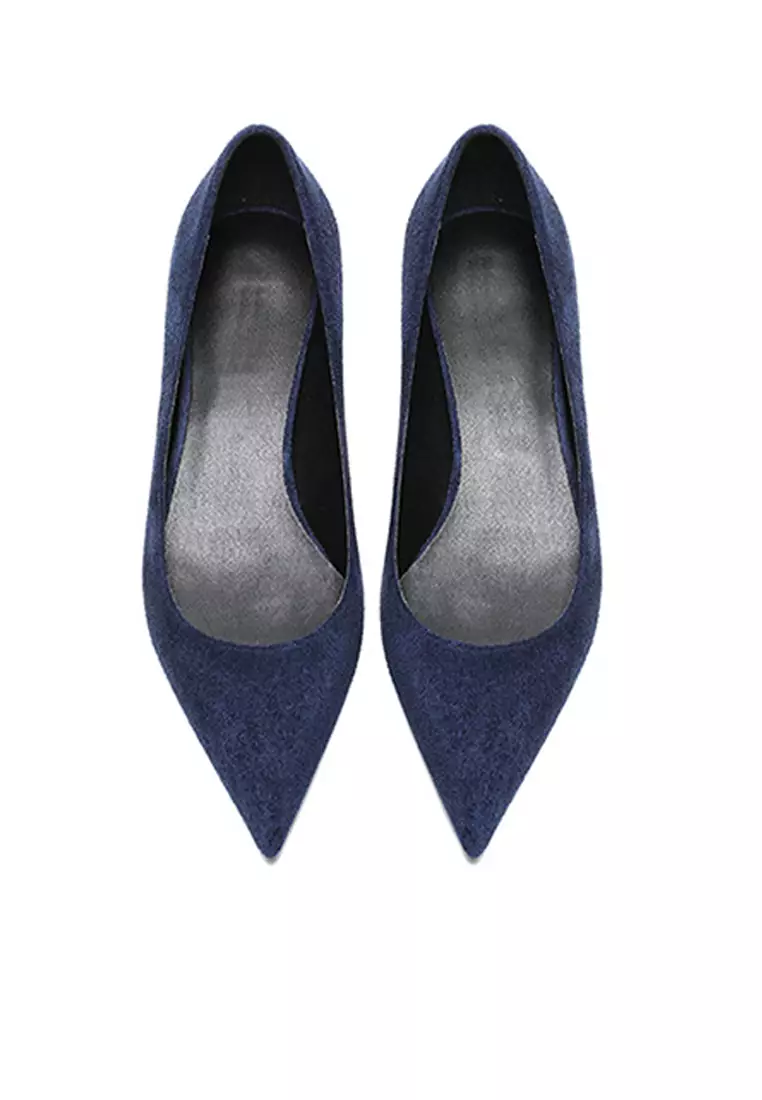 3CM Uniform Pointed High Heel Shoes HZL132