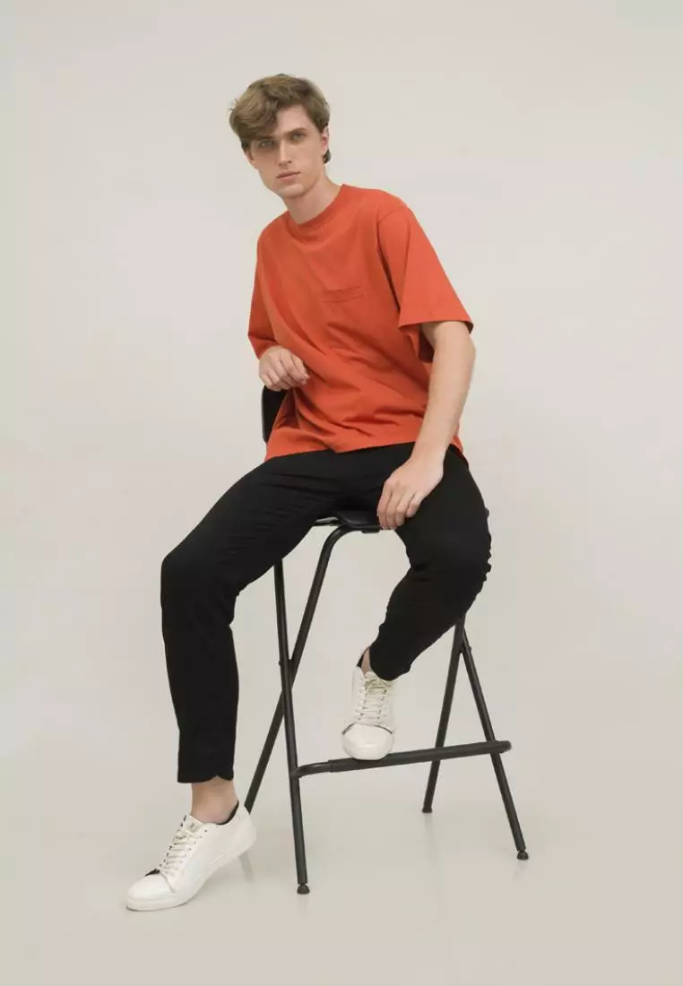 kaos oversized pria unisex terracotta dino skate houseofcuff