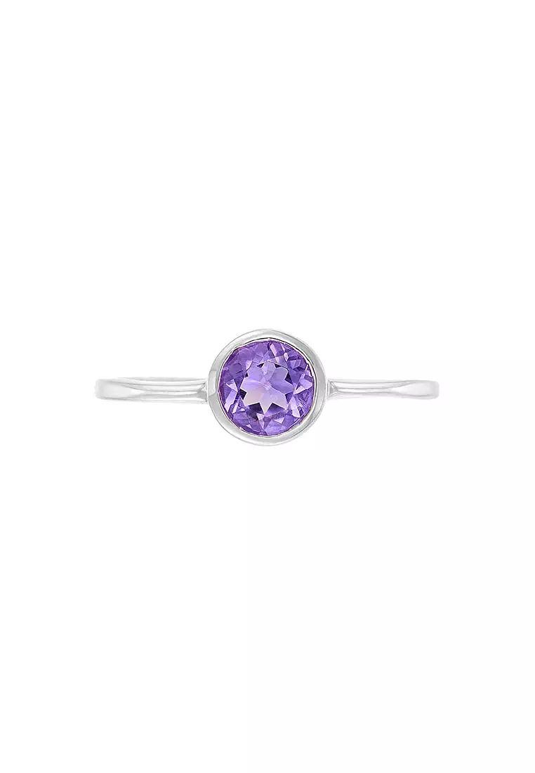 HABIB Amethyst Gemstone Ring in 375/9K White Gold A05830724-AMEH(WG)