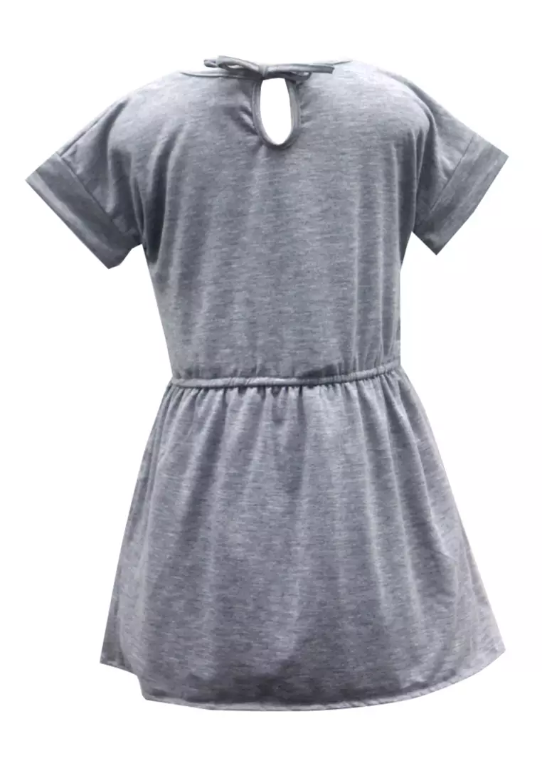 Two Mix Dress Anak Perempuan Bahan Kaos - Daster Anak - Baju Anak Rumah 4122