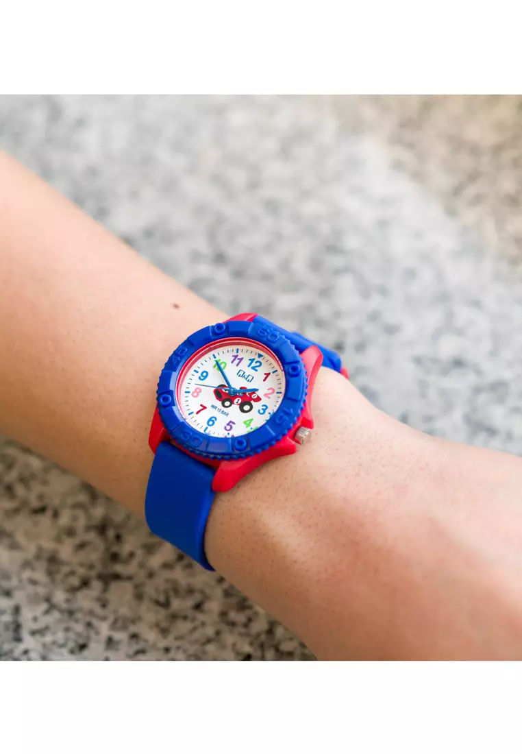 Watch by Citizen VQ96J023Y Kids Analog Watch with Blue Rubber Strap