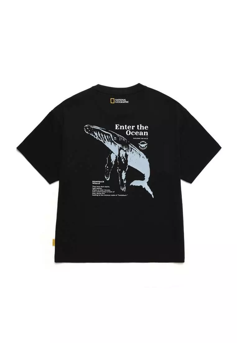 【NATIONAL GEOGRAPHIC】UNI DRYSIL STINGRAY T-SHIRT★男女共用 ☆National Geographic☆Uni Drysil Stingray Short Sleeve