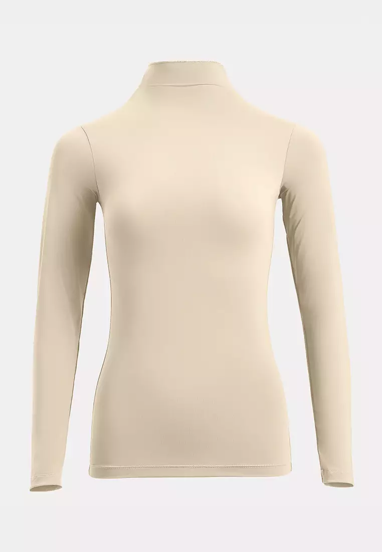 Buy Gene Martino High Neck Long sleeve Top 2024 Online ZALORA