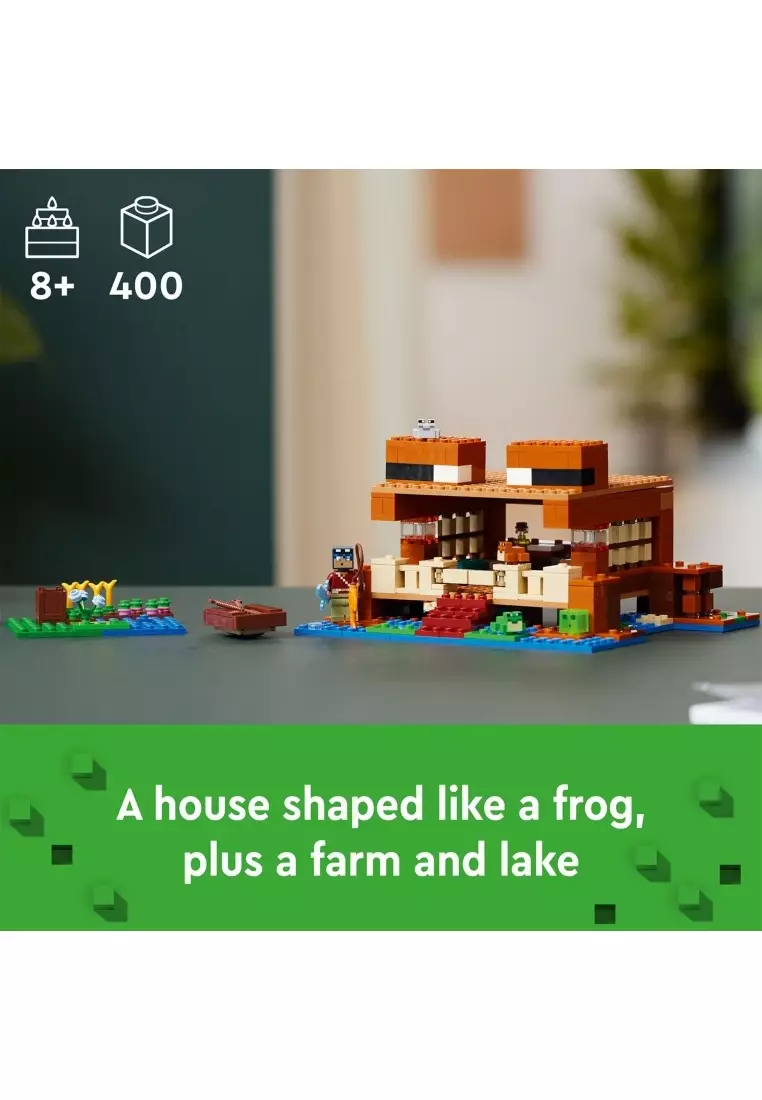 Buy LEGO® LEGO® Minecraft 21256 The Frog House, Age 8+, Building Blocks,  2024 (400pcs) 2024 Online