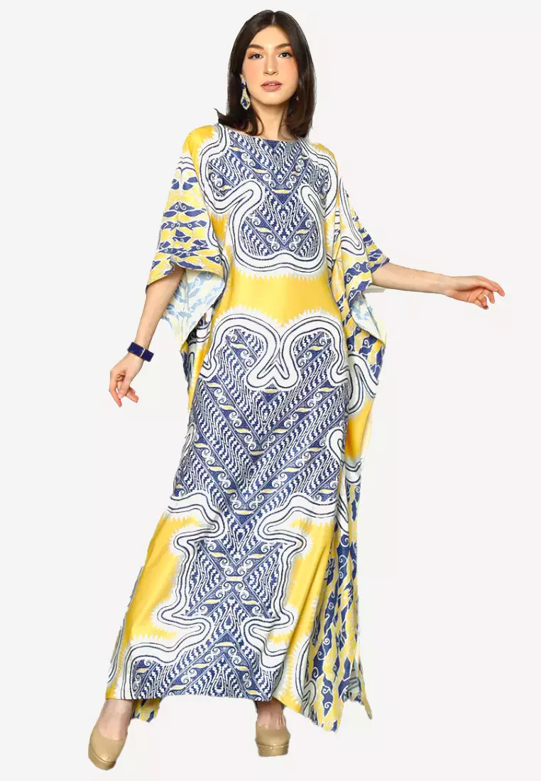 Kanzi Exclusive Short Sleeve Batik Kaftan
