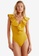 Trendyol yellow Ruffle Detail Swimsuit DBE6CUS575025BGS_1