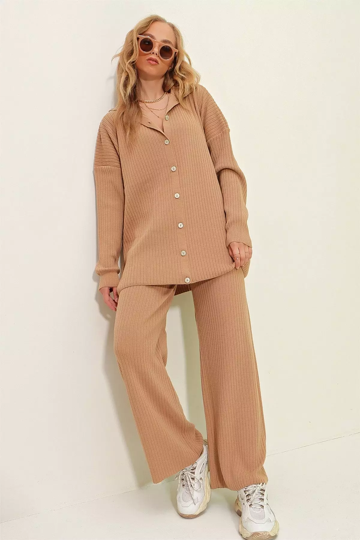 Knitted Top & Bottom Set