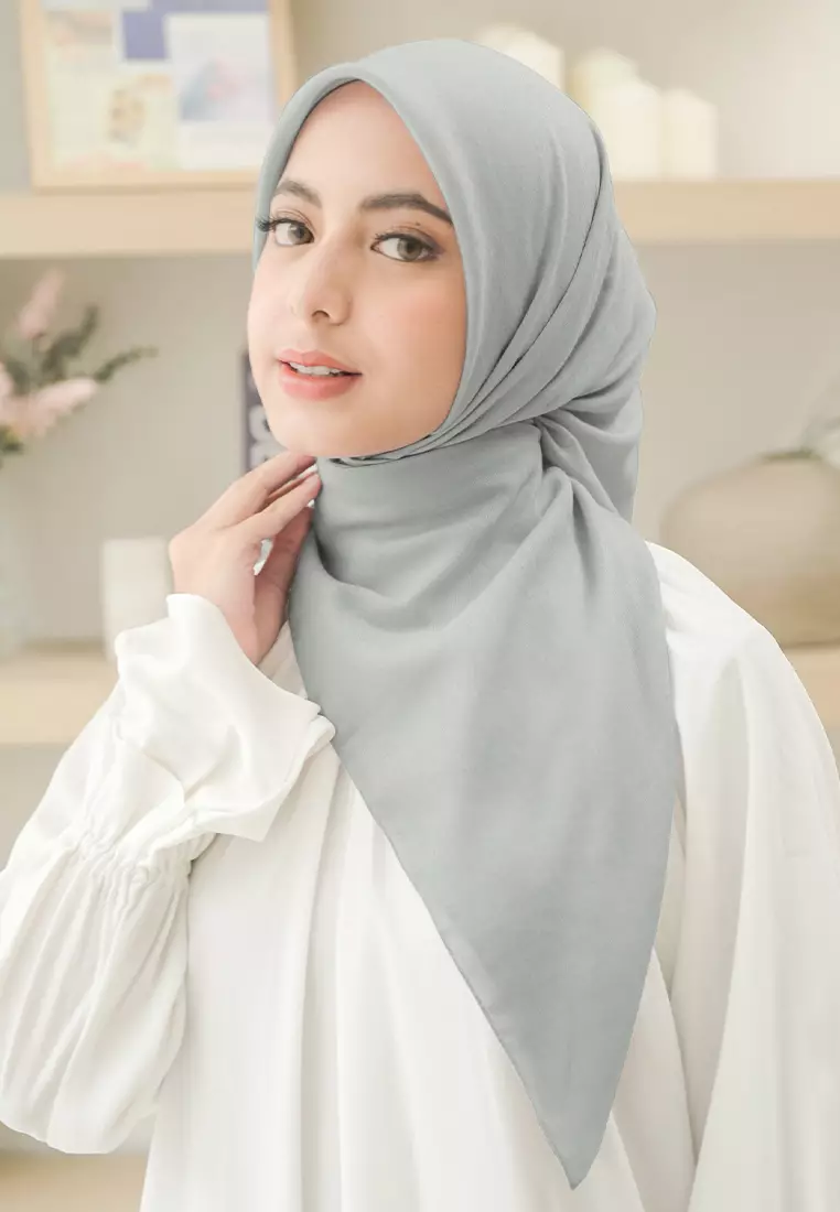 Theya Voal Square Grey Griss NEW