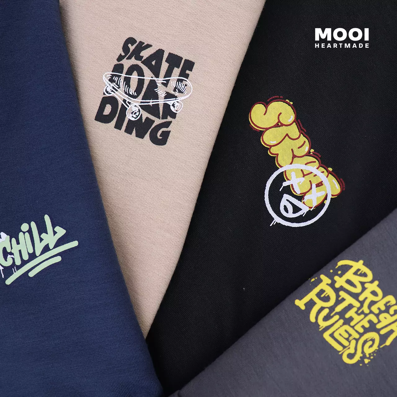 Mooi Atasan Hoodie Panjang Anak Theo Hoodie Jacket - Black