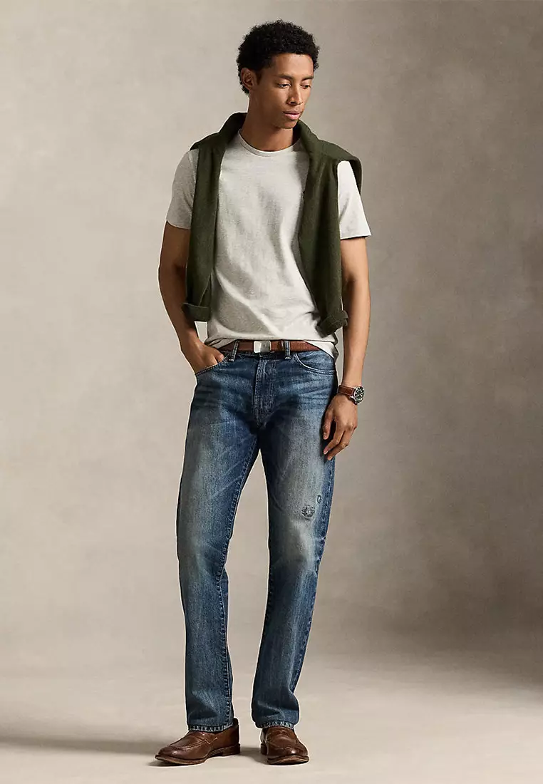 Custom Slim Fit Jersey Crewneck T-Shirt