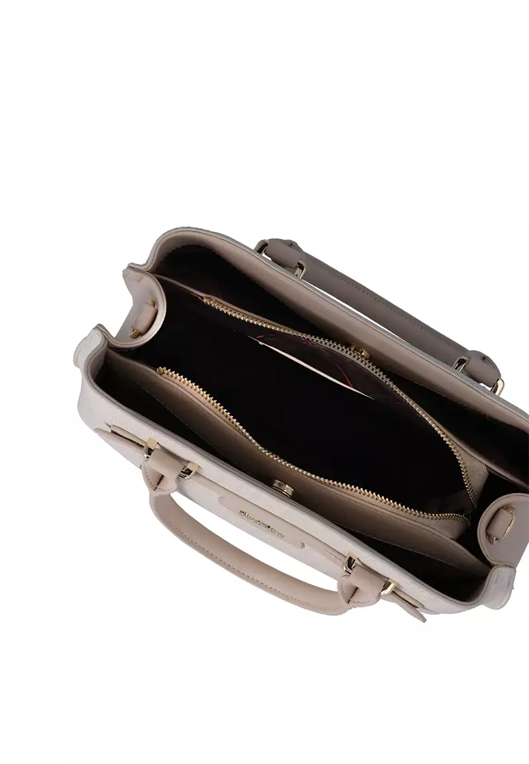 CR Solene Top Handle Bag - Beige