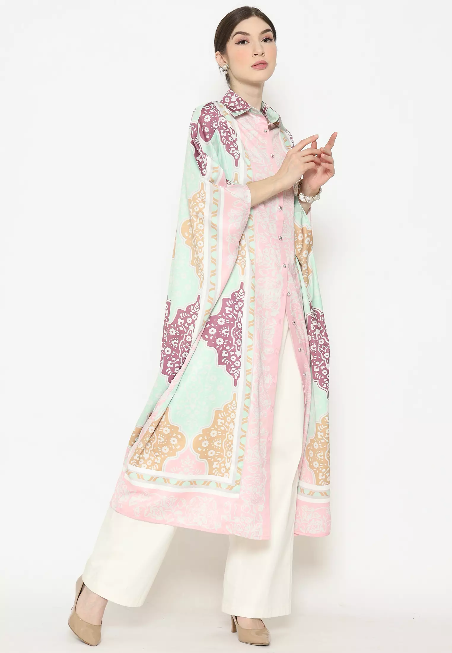 Kanzi Collared Kaftan