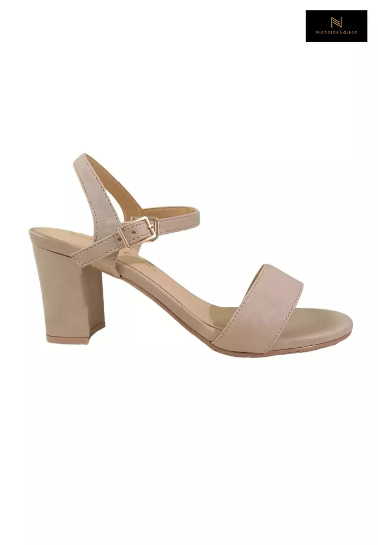 Nicholas Edison Heel Vara Khaki