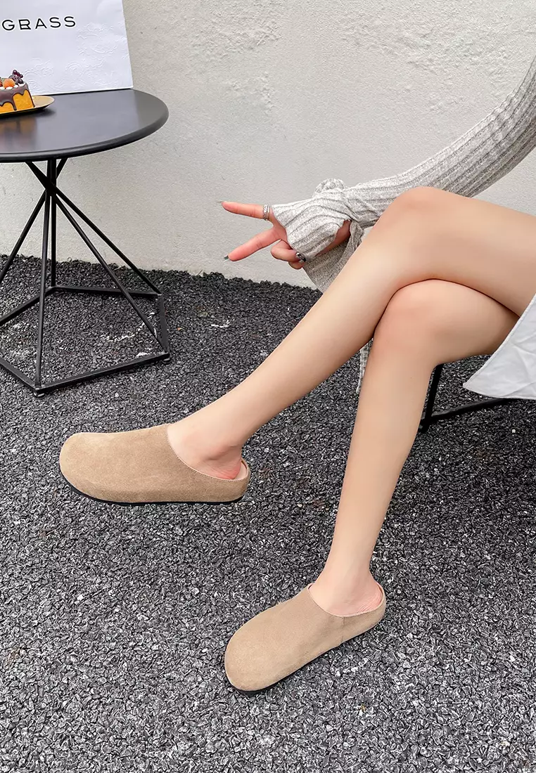 Cow Suede Slippers WW959-19