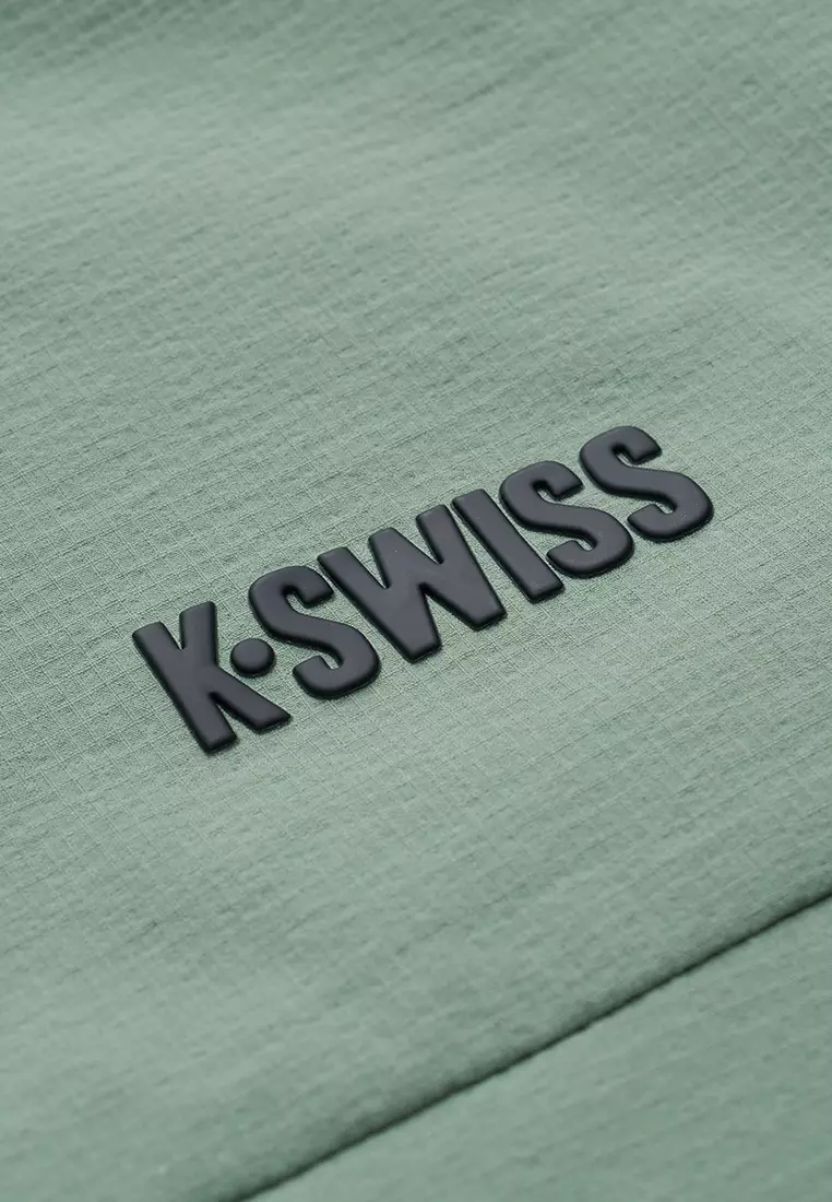 K- SWISS X ANDREY RUBLEV 男裝 LOGO 寬鬆方格暗紋連帽外套