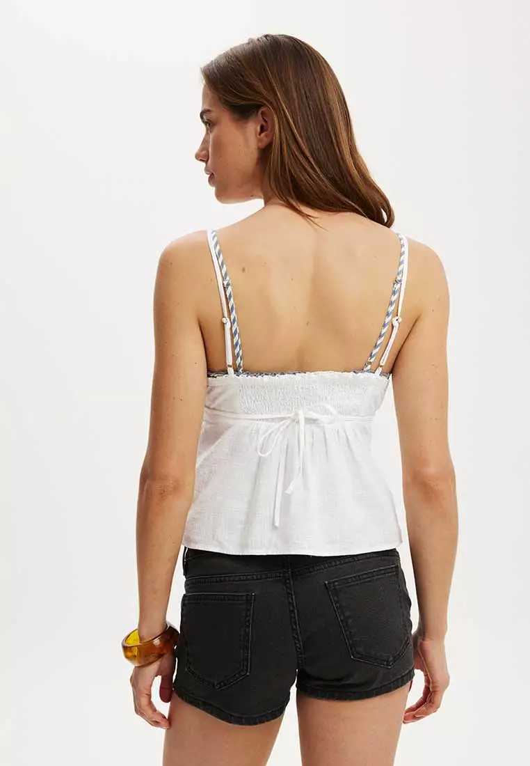 Micro Low Denim Shorts