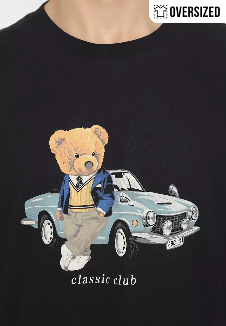 RBJ Unisex T-Shirt Teddy Cotton Combed Oversized Pria 2079350081