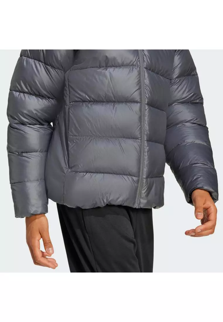 Lifestyle & Hiking Essentials CLIMAWARM Synthetic Down Jackets Men Grey JV7719