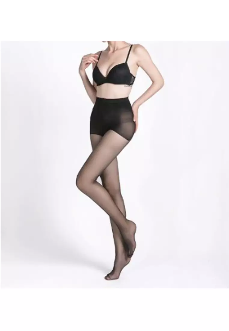 Buy Kiss & Tell 2 Pack Stockings in Nude and Black in Nude and