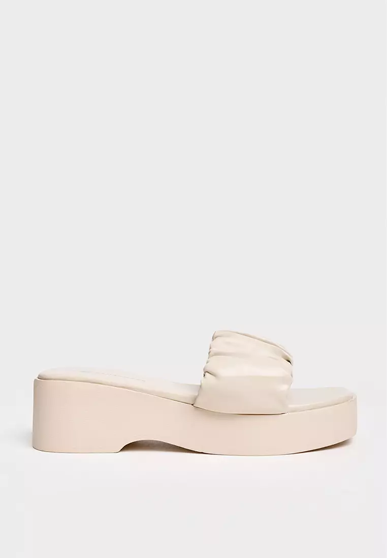 Women's Leather Platform Sandals