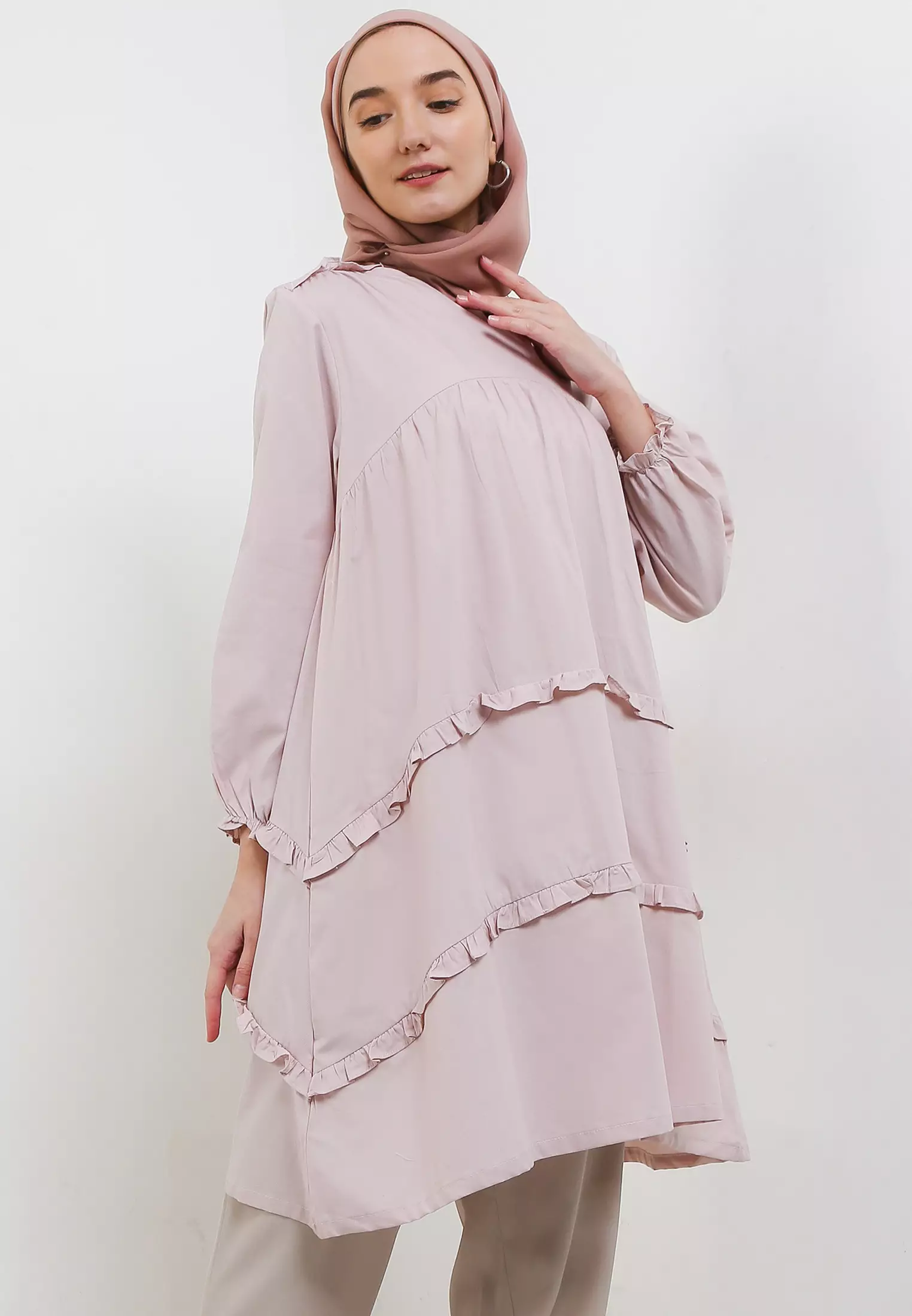Jual MFMW MFMW Caldera Tunik Soft Pink Original 2024 | ZALORA Indonesia ®