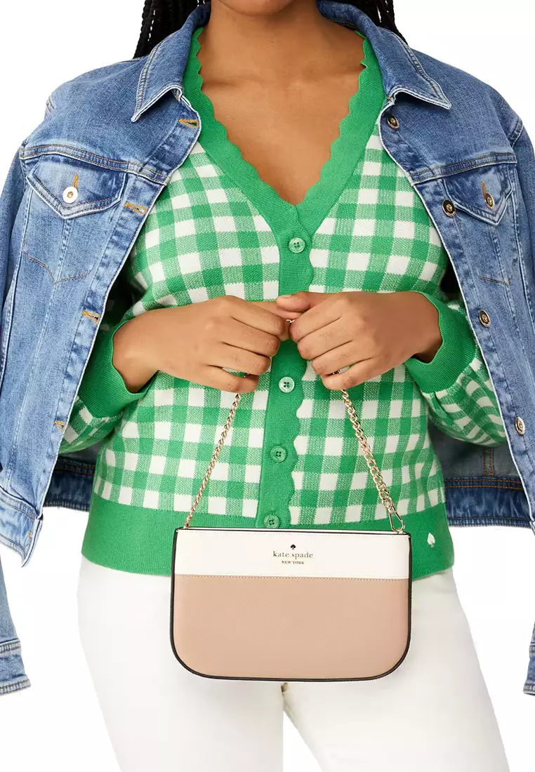 Madison Lilly Pochette Bag in Toasted Hazelnut Multi KI374