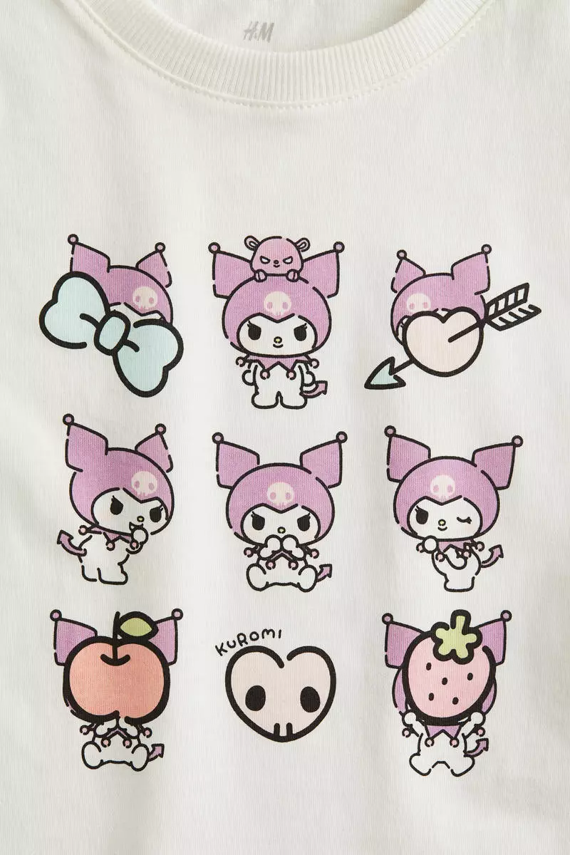 Printed cotton T-shirt