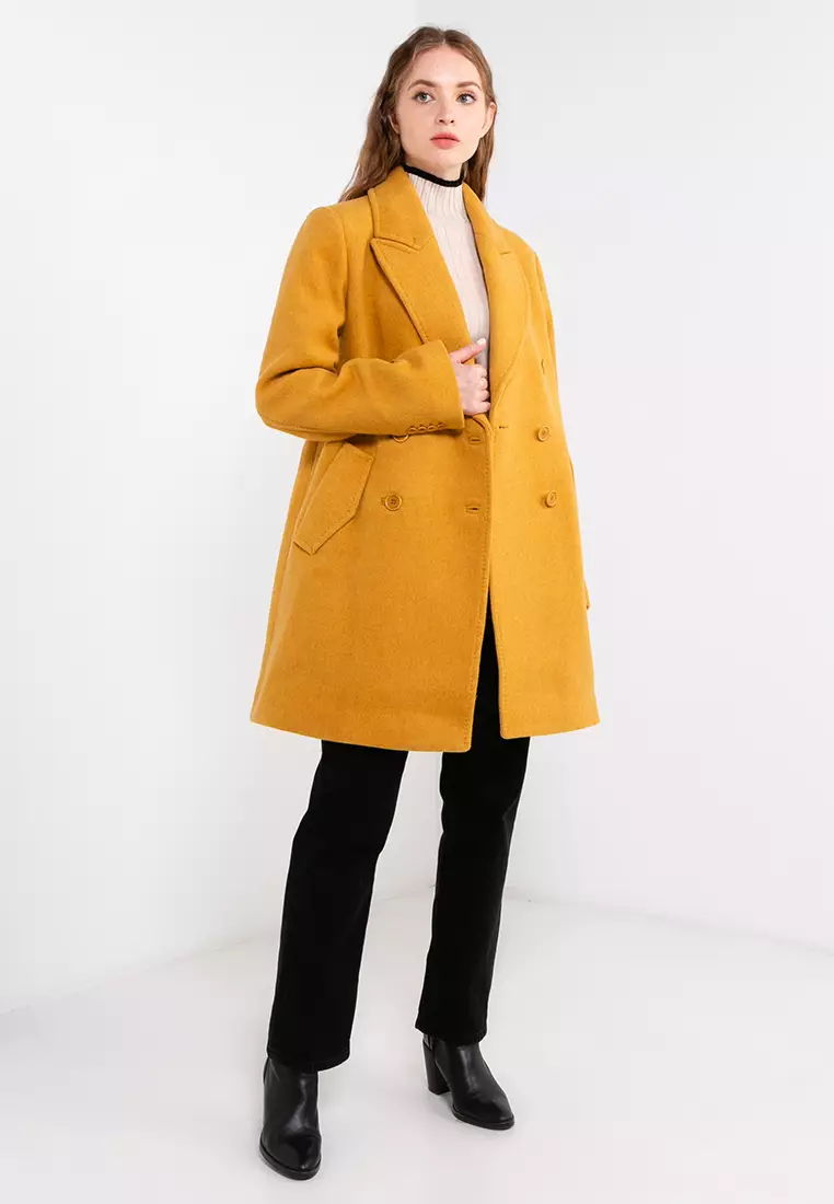Buy Other Stories Boxy Double Breasted Wool Coat 2024 Online
