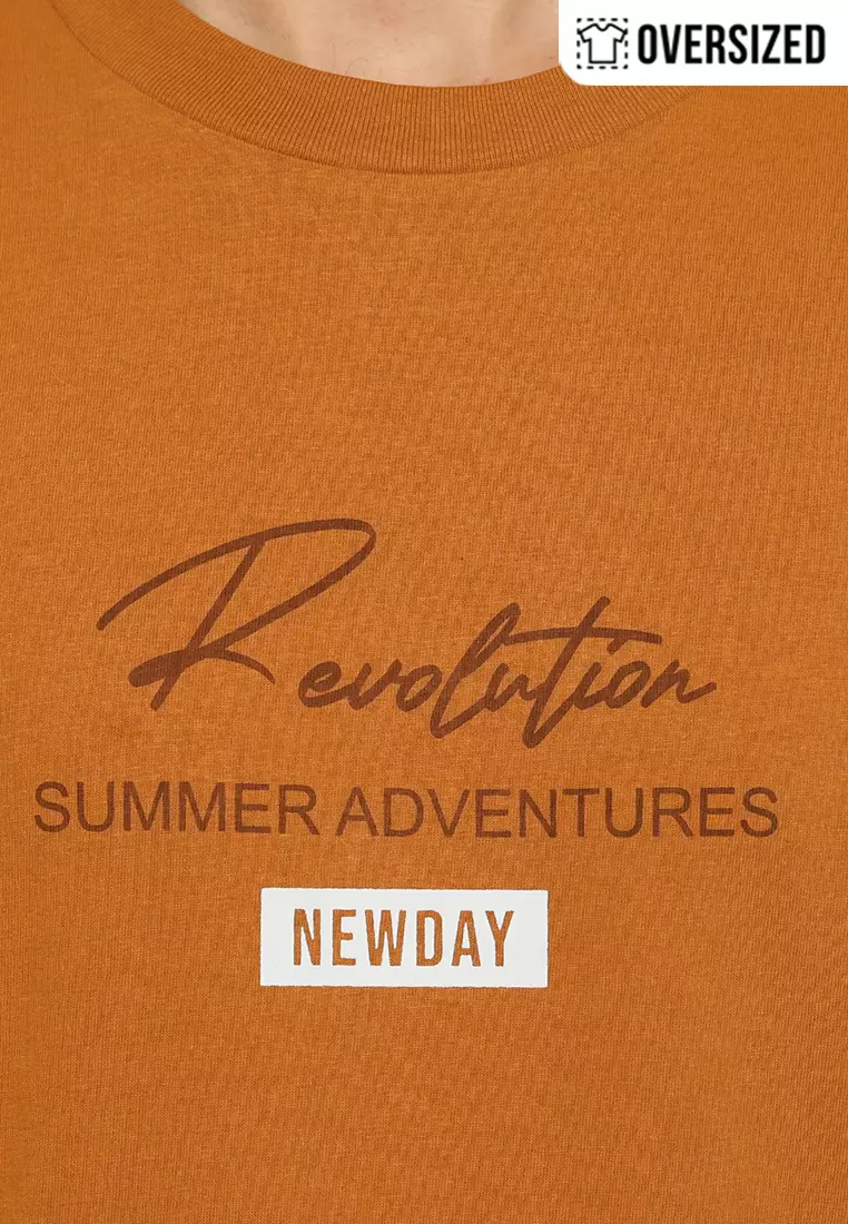 RBJ T-Shirt Cotton Oversized Pria 2079230121